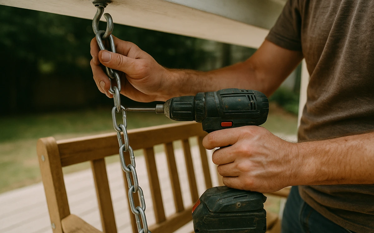 Porch swing installation contractor
